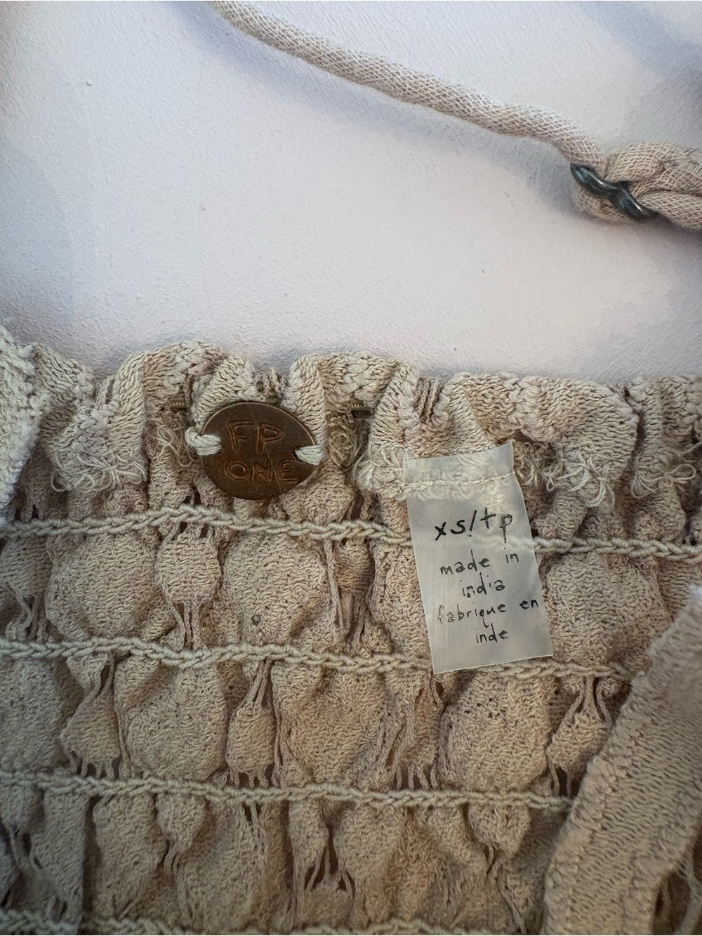 Free People Lace Bralette in Light Taupe - Picture 2 of 3